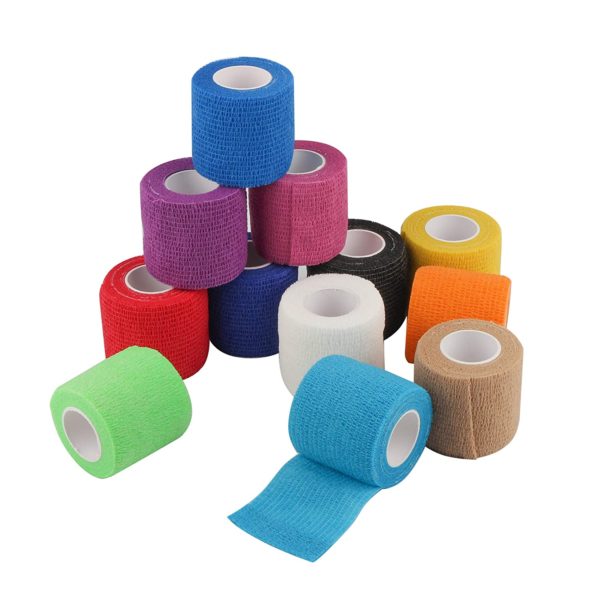 2 Pack Self Adherent Cohesive Wrap Bandages 2 Inches X 5 Yards