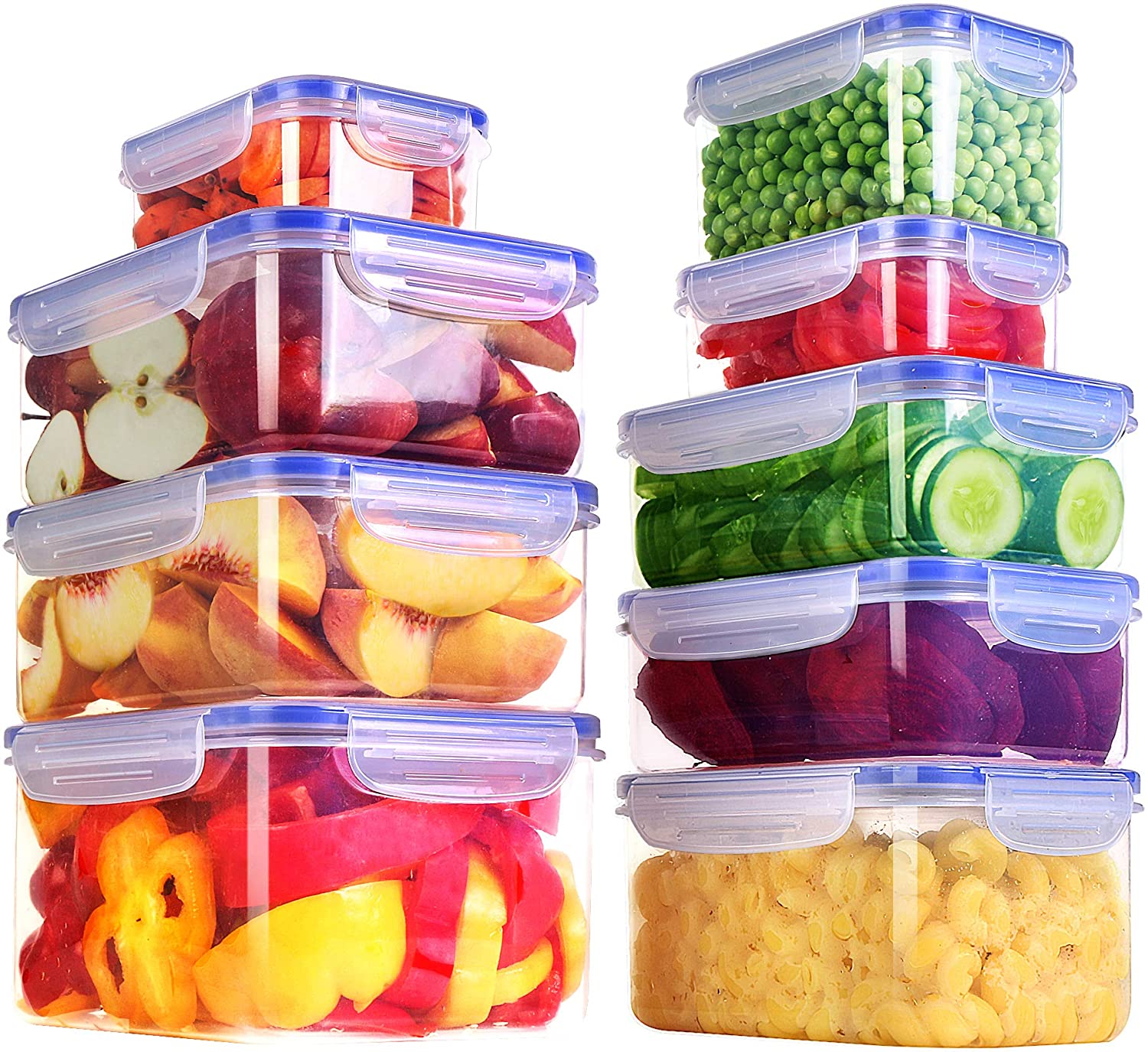 24 Piece Food Storage Organizer Set for Pantry